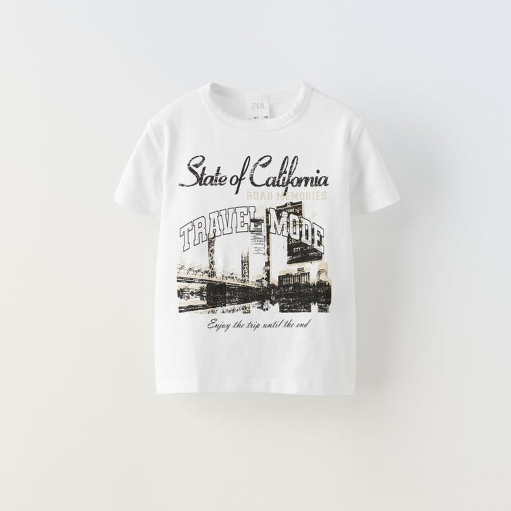 ZARA KIDS CITY PRINTED TSHIRT